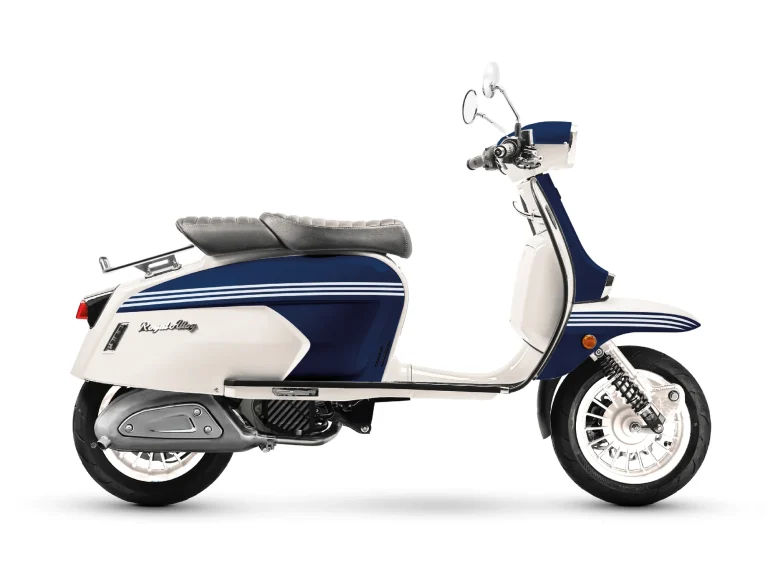 Royal Alloy GP 125 SE in Brighton Blue and Ivory