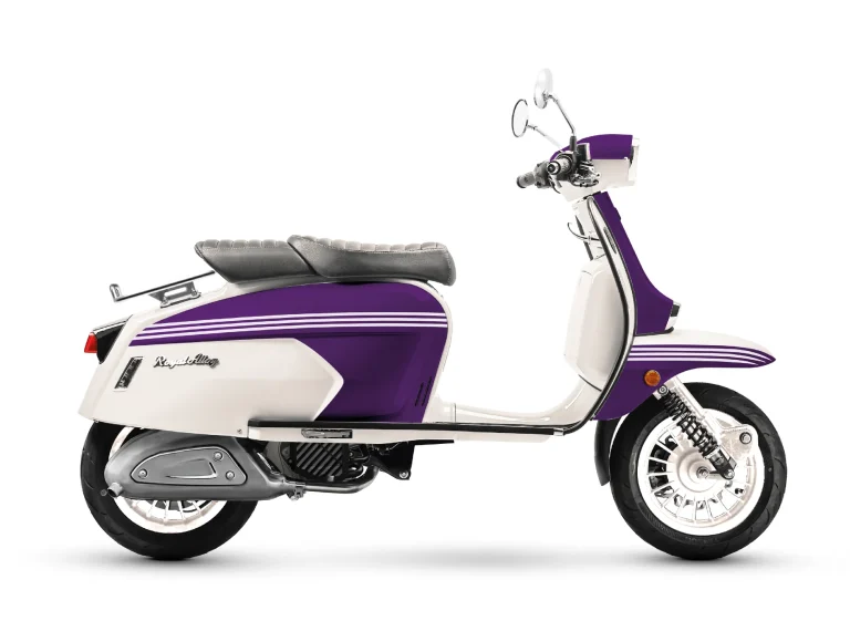 Royal Alloy GP 125 SE in Purple Passion and Ivory