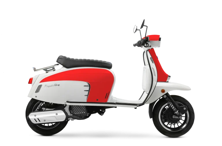 Royal Alloy GT1 125 in Flame Red and White